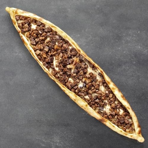 Kavurmalı Pide ( Normal )