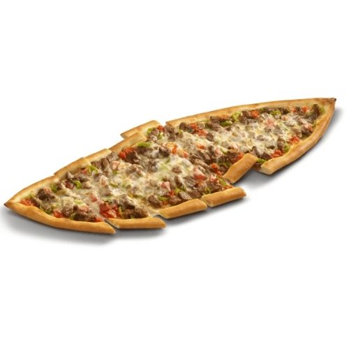 Kuşbaşılı Kaşarlı Pide (1.5 Porsiyon)